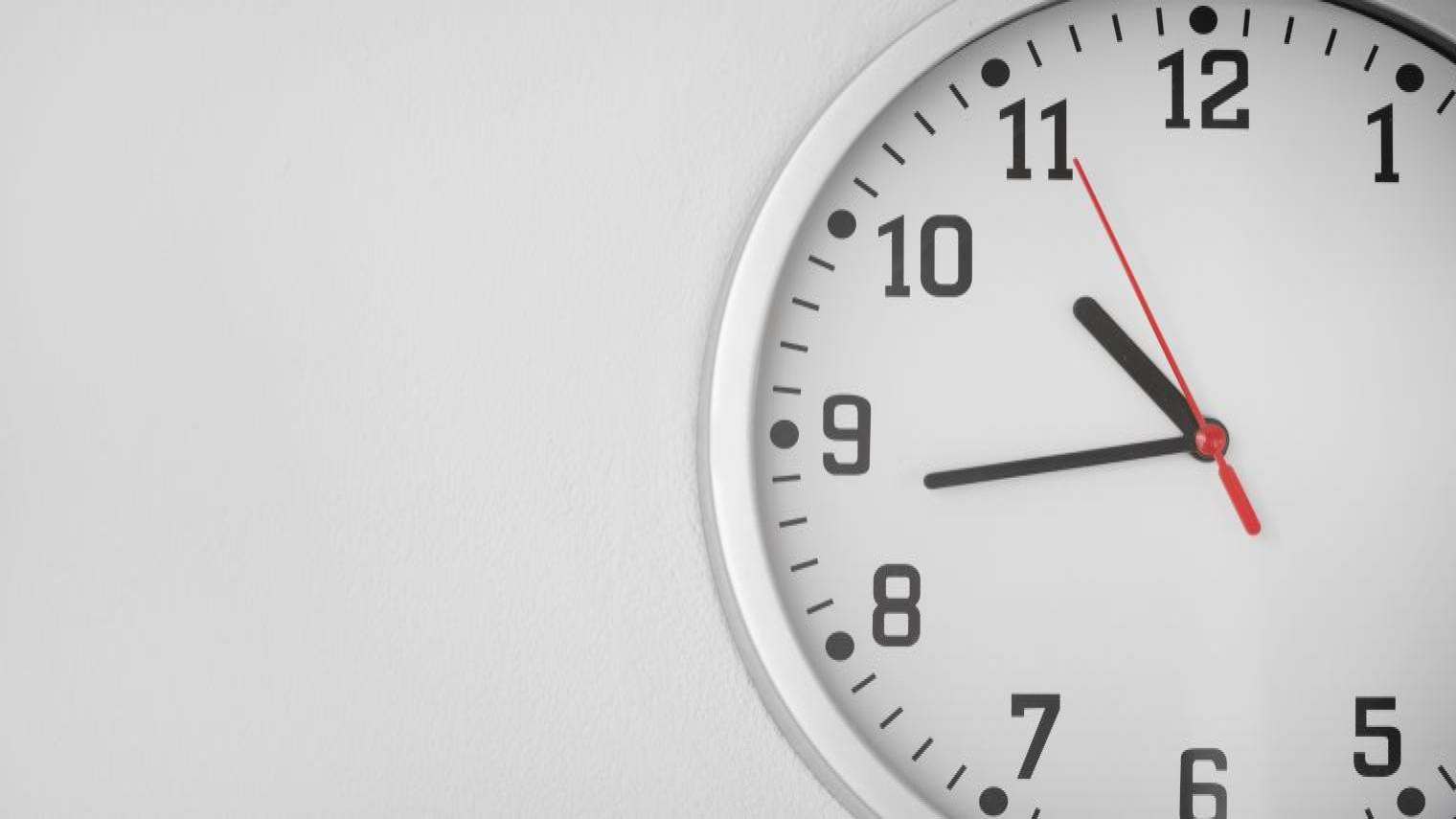 Horaires fin d'année