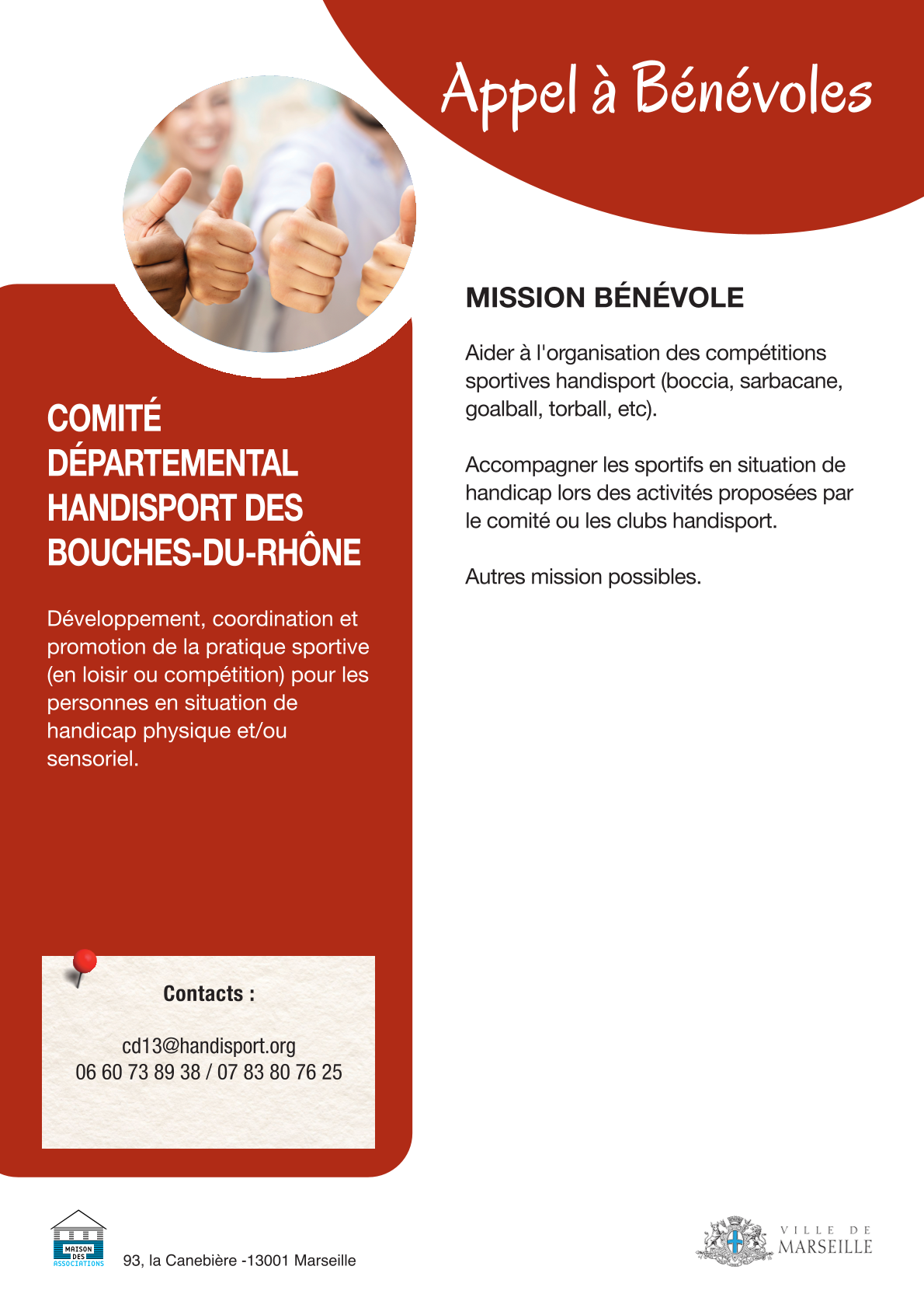 COMITÉ DÉPARTEMENTAL HANDISPORT DES BOUCHES-DU-RHÔNE