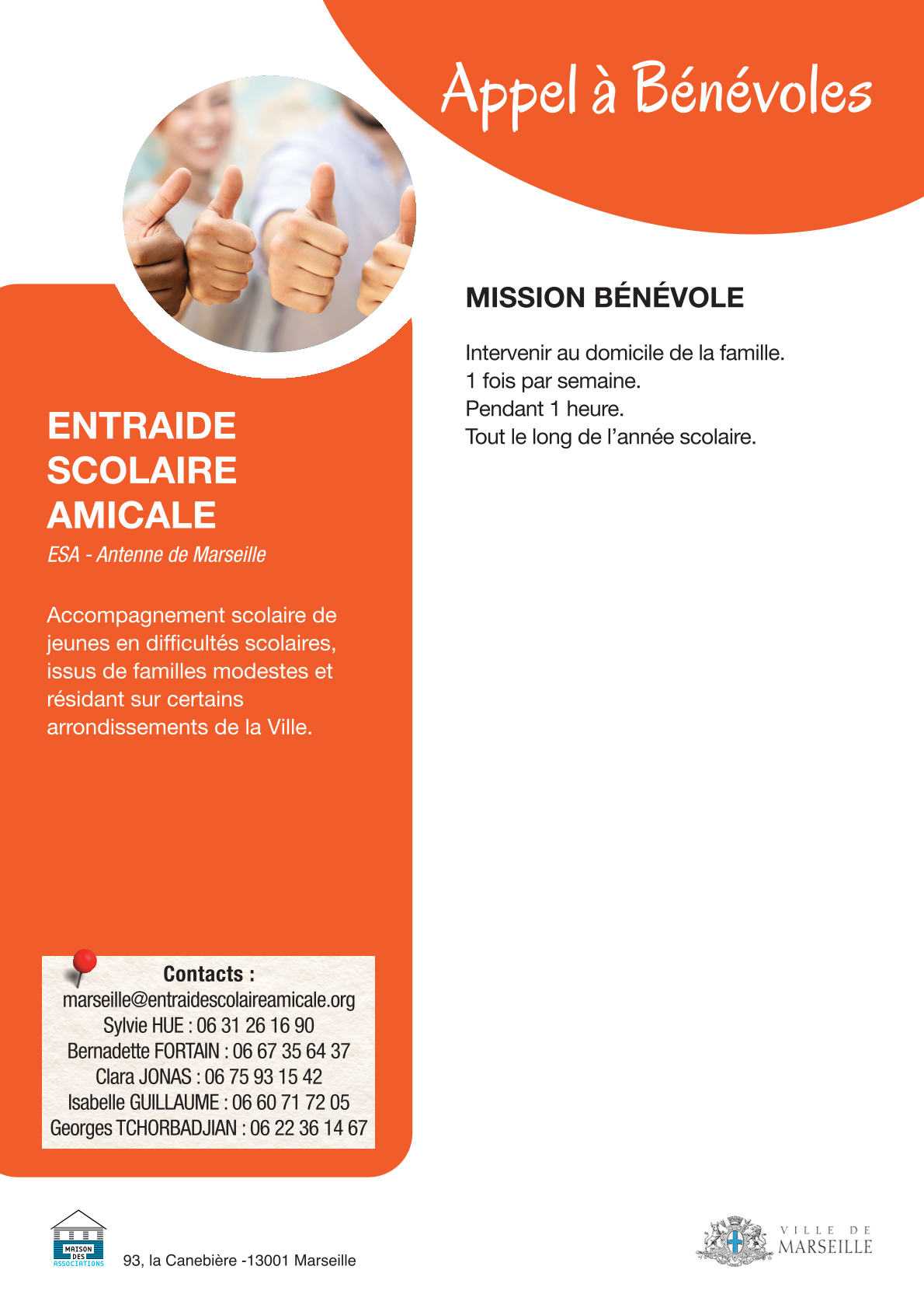 ENTRAIDE SCOLAIRE AMICALE - Antenne de Marseille