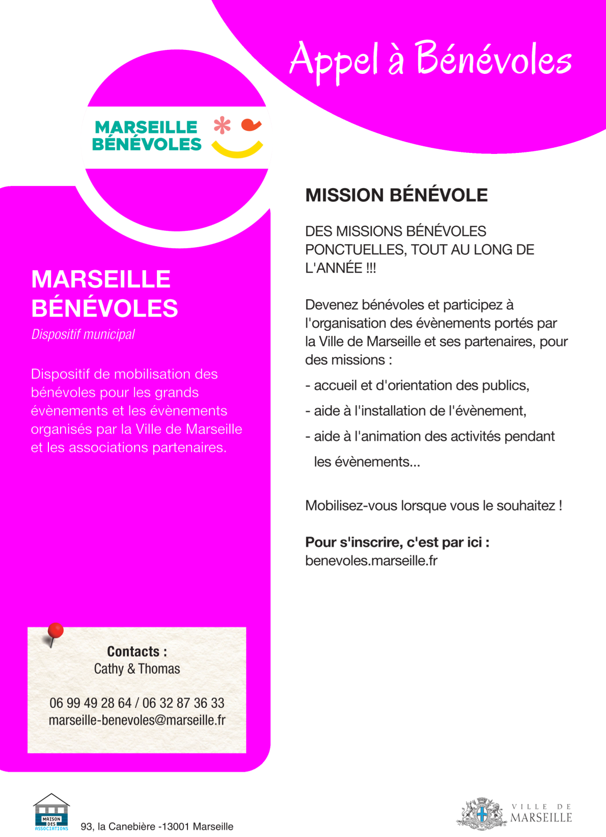 MARSEILLE BENEVOLES